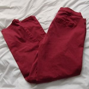 Lila Ryan Burgundy Pants Size 4P